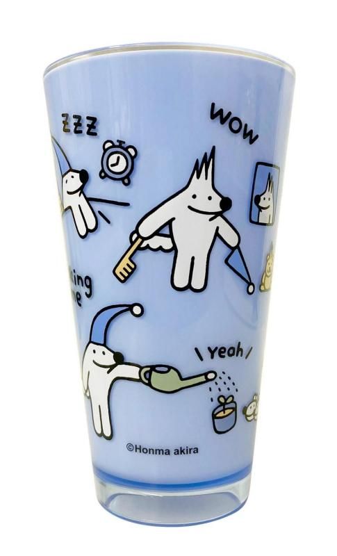 本間あきら アクリルタンブラー ウルフくんの朝 - FEWMANY ONLINE SHOP