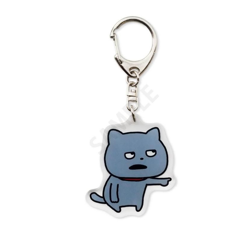 にしむらゆうじ わるめのねこ アクリルキーホルダー 2 - FEWMANY