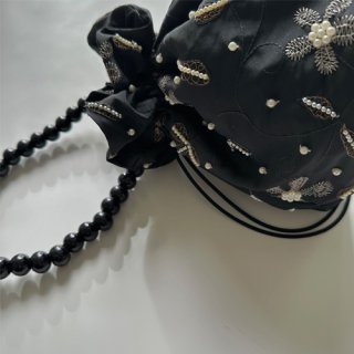 【22日21:00再販】Flower beads bag