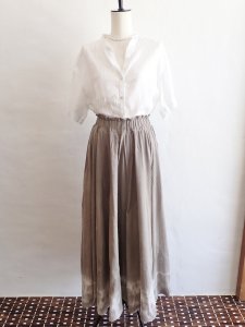 【I am...】Cotton  Flare Long Skirt