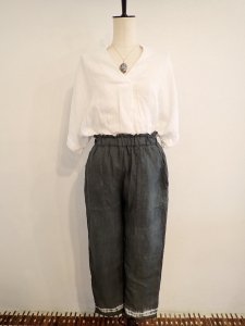 【I am...】French Linen Easy Pants