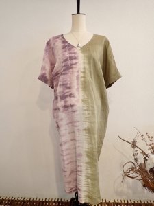 【I am...】French Linen Relax Dress