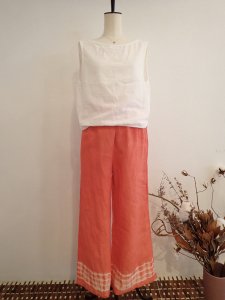 【I am...】French Linen Relax Pants