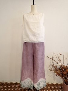 【I am...】French Linen Relax Pants