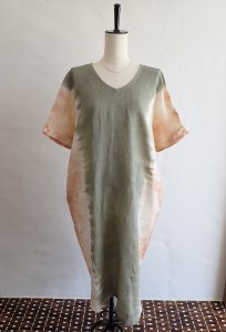 【I am...】French Linen Relax Dress