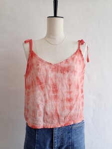 【I am...】French Linen Ribbon Camisole 