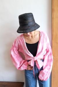 I am...French Linen Puff Sleeve Cardigan
