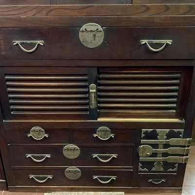 帳場箪笥 時代箪笥／桐帳場箪笥【Merchant chest】 [j1104] Japanese