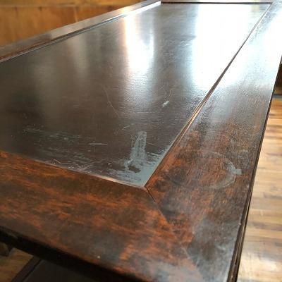 松本民芸家具 ダイニングテーブル 希少デザイン 松本民芸 ダイニングテーブル - アンティークマーケット吹上