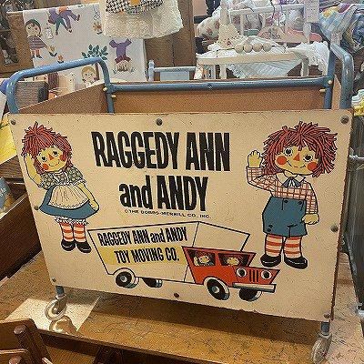 USA Raggedy ANN & ANDY / TOY CART ヴィンテージ