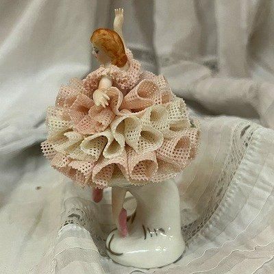 【Irish Dresden】陶器人形 レースドール Irish Dresden レースドール 