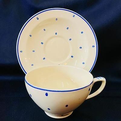 シェリー グリーン ポルカドットトレー プレート/ミントン