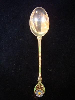 1970年シルバーエナメルスプーン 1970年シルバーエナメルスプーン