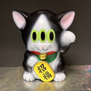 8,400円【招福】招きカームキャット (パール)