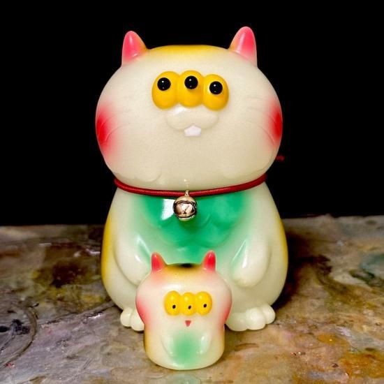 シンカームキャット】きゃんぺい、きゃんた（GID招き猫カラー