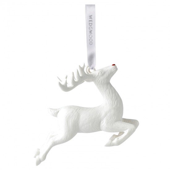 ウェッジウッド クリスマスオーナメント トナカイ 'Figural Reindeer' White -  西洋陶磁器・テーブルウエア｜アルテサニア・ノーブレ Artesania Noble