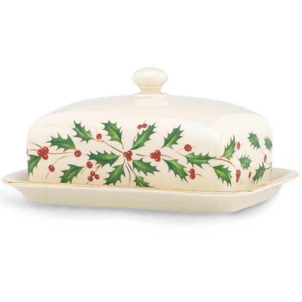 Lenox レノックス ホリデー バターディッシュ Holiday Butter Dish - 西洋陶磁器・テーブルウエア｜アルテサニア・ノーブレ  Artesania Noble