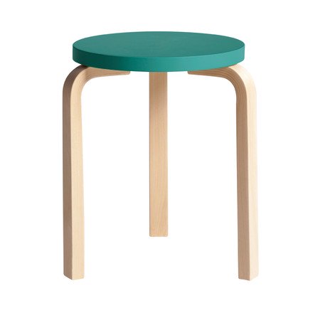 Artek アルテック 60 スツール ターコイズ ラッカー　60 stool, turquoise lacquered -  西洋陶磁器・テーブルウエア｜アルテサニア・ノーブレ Artesania Noble