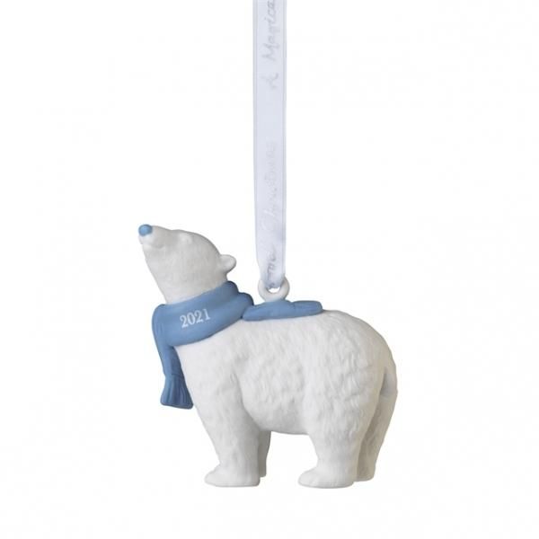 ウェッジウッド オーナメント2021 ベビー ファーストクリスマス ベア ブルー 2021 'Baby's First Christmas Blue  Decoration' - 西洋陶磁器・テーブルウエア｜アルテサニア・ノーブレ Artesania Noble