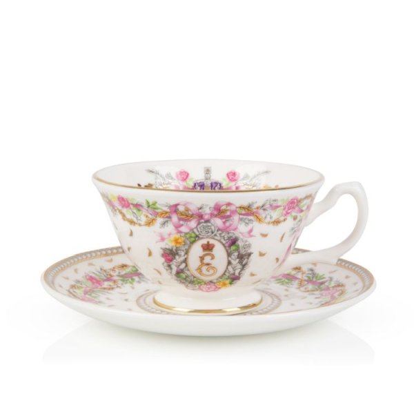 ロイヤルコレクション Royal Collection エリザベス2世女王記念 Teacup And Saucer ティーカップ＆ソーサー -  西洋陶磁器・テーブルウエア｜アルテサニア・ノーブレ Artesania Noble