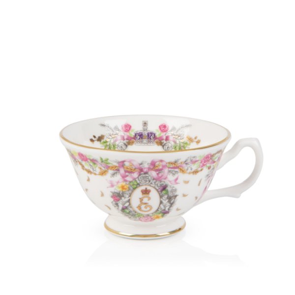 ロイヤルコレクション Royal Collection エリザベス2世女王記念 Teacup And Saucer ティーカップ＆ソーサー -  西洋陶磁器・テーブルウエア｜アルテサニア・ノーブレ Artesania Noble