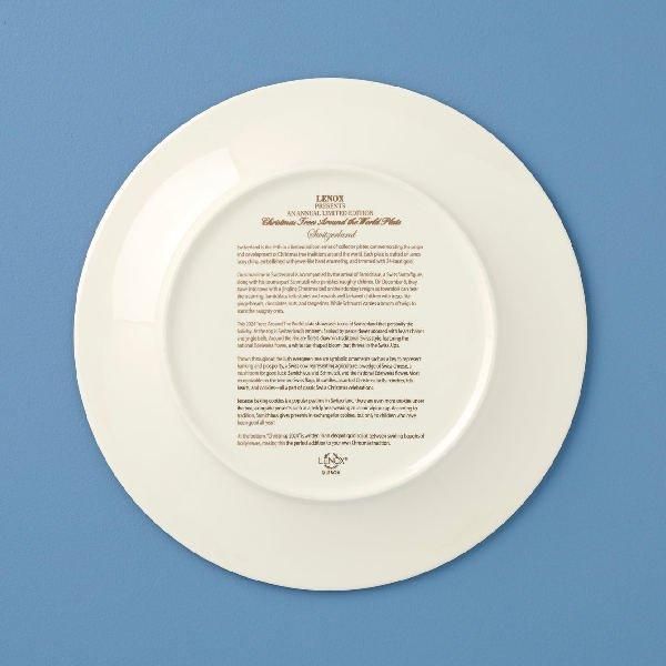 Lenox レノックス 2024 ホリデープレート スイス 2024 Trees