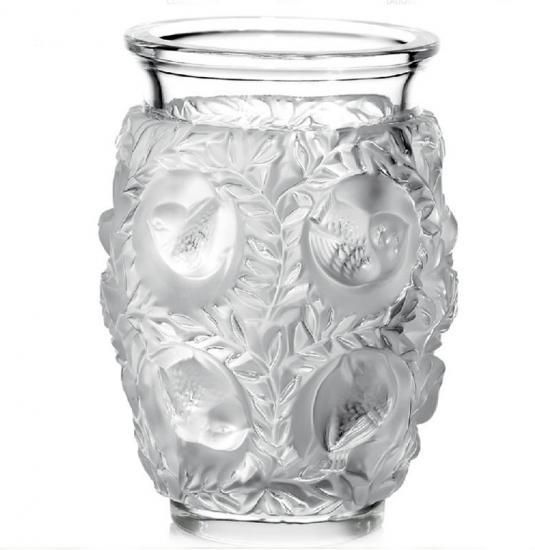 約75cmラリック LALIQUE フラワーベース バガテル 花瓶　9_03