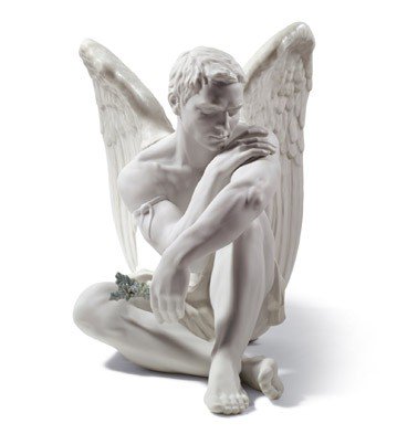 リヤドロ 守護天使 Protective Angel - 西洋陶磁器・テーブルウエア