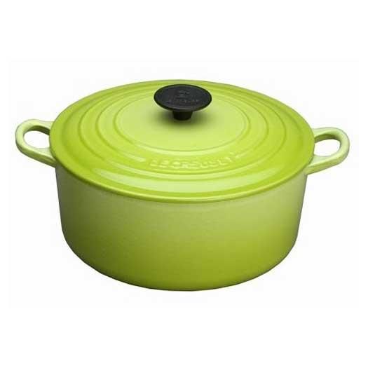 ル・クルーゼ　Le Creuset ココット・ロンド 22cm Round Casserole　フルーツグリーン -  西洋陶磁器・テーブルウエア｜アルテサニア・ノーブレ Artesania Noble