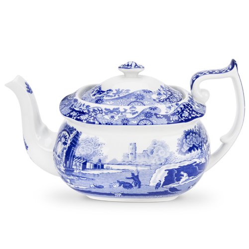 スポード Spode　ブルーイタリアン Blue Italian ティーポット Teapot 1150cc -  西洋陶磁器・テーブルウエア｜アルテサニア・ノーブレ Artesania Noble