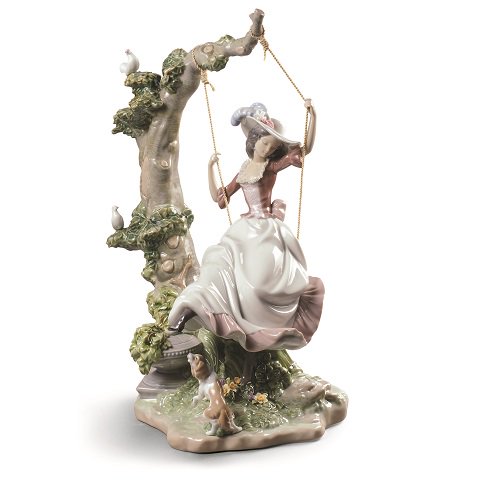 リヤドロ Lladro SWINGING 夢にゆられて - 西洋陶磁器・テーブルウエア｜アルテサニア・ノーブレ Artesania Noble