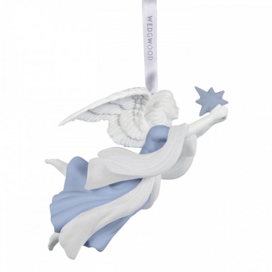 ウェッジウッド クリスマスオーナメント エンジェル・ウィズ・スター ブルー Angel With Star Blue Wedgwood  Ornament - 西洋陶磁器・テーブルウエア｜アルテサニア・ノーブレ Artesania Noble