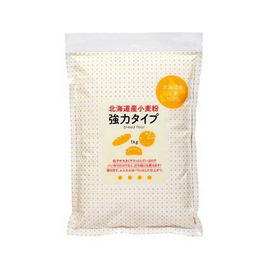 北海道産小麦粉強力タイプ 1kg