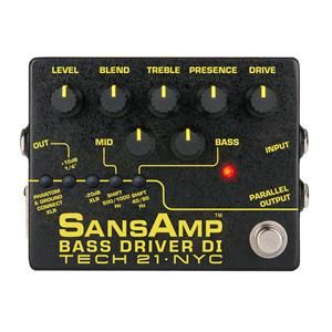 箱等付属品はありませんSANSAMP BASS DRIVER DI TECH 21・NYC