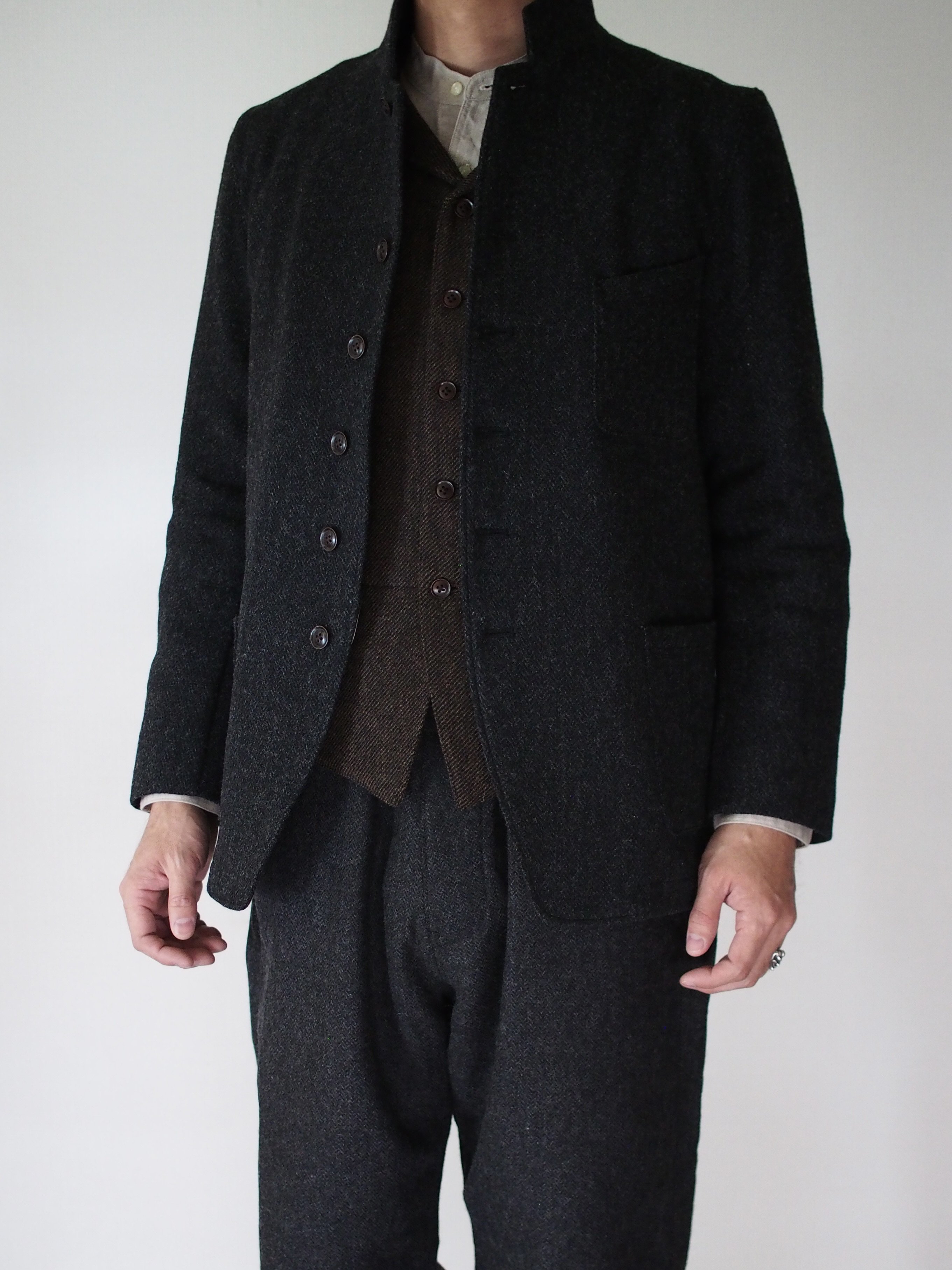 ジャンゴ・アトゥール Django Atour classic irishworker tweed jacket