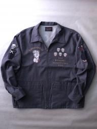 GANGSTERVILLE ガウンタイプ　刺繍　ジャケット　40 GANGSTERVILLE ガウンタイプ刺繍ジャケット40