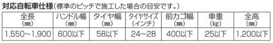 サイクルラックF3005