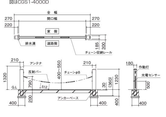 チェーンゲートS1002