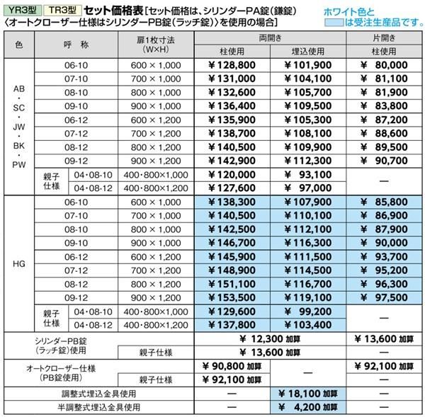 リクシルのアルミ形材門扉、開き門扉AB TR3型を定価の40％オフで販売中