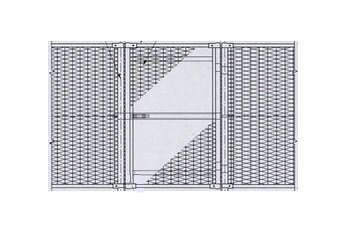 JFE建材フェンスのダイヤモンドフェンス門扉DY-21G型｜ - 珪藻土や漆喰、メッシュフェンスが安い｜アイビ快適建材ショップ