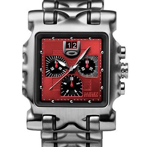オークリー 腕時計 ミニッツマシーン 10-251 レッドダイヤル - 腕時計