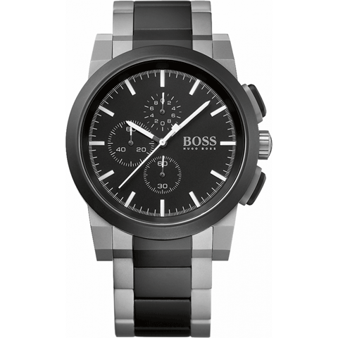 ヒューゴボス　腕時計　メンズ　ブラック　1512958 　ブラック×ツートン - 腕時計の通販ならワールドウォッチショップ