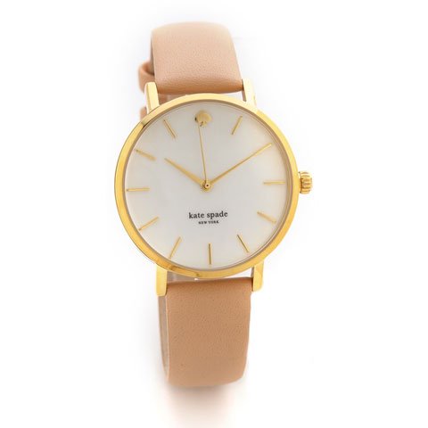 ケイトスペード　腕時計　1YRU0073　メトロ　ゴールド×ベージュレザーベルト - 腕時計の通販ならワールドウォッチショップ