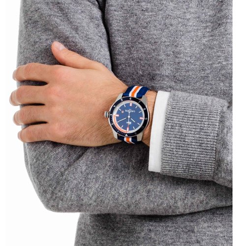 ラコステ　時計/2010700/ダーバン/ブルー×ナイロン×レザーベルト-腕時計の通販ならワールドウォッチショップ