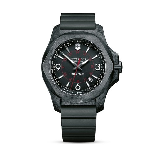 ビクトリノックス/VICTORINOX Swiss Army/腕時計/I.N.O.X./イノックス/メンズ/241777/カーボン/ラバーストラップ