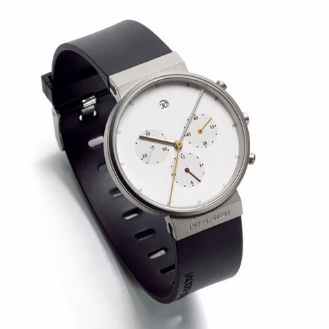 ヤコブ・イェンセン　腕時計　メンズ　601　クロノグラフ　ホワイト - 腕時計の通販ならワールドウォッチショップ