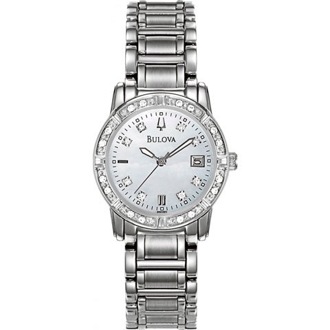 ブローバ　腕時計　レディース　ダイヤモンドコレクション　96R105　スカイシルバー×シルバー - 腕時計の通販ならワールドウォッチショップ