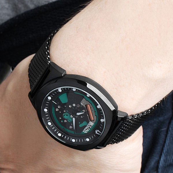 ブローバ 腕時計 アキュトロン2 98A136 アルファコレクション ブラック 