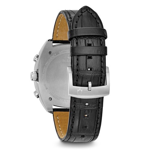 ブローバ　時計　カーブ　スポーツ　98A155　ブラックダイアル×ブラックレザーベルト- 腕時計の通販ならワールドウォッチショップ