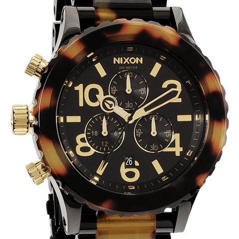 ニクソン 腕時計 42-20 クロノグラフ A037-679 ブラック×ツートン ...